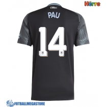 Fotballdrakt Herre Aston Villa Pau Torres #14 Bortedrakt 2025-26 Kortermet